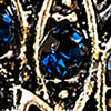 Blue Galaxy Brooch